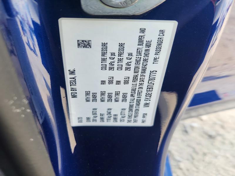 Aukcja sprzedaży 2020 Tesla Model 3, vin: 5YJ3E1EB7LF787775, numer aukcji: 67220296