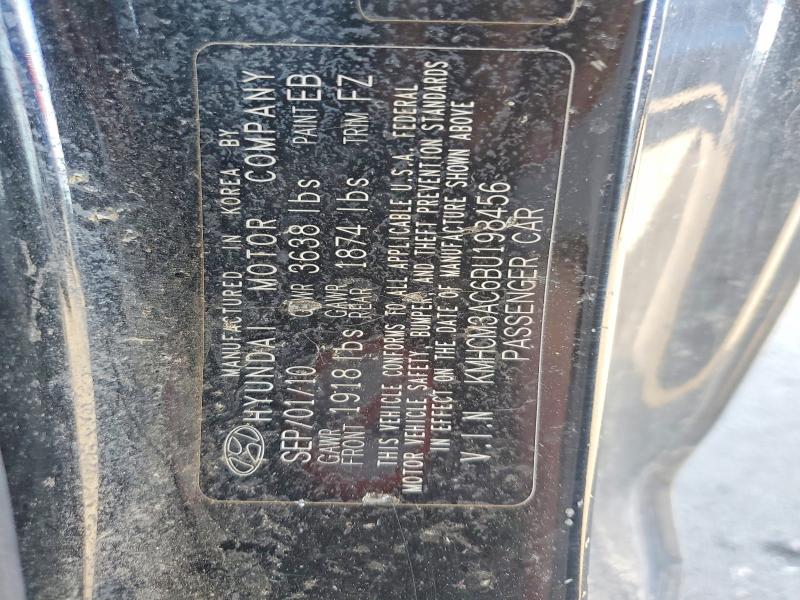 Продаж на аукціоні авто 2011 Hyundai Accent, vin: KMHCM3AC6BU198456, номер лоту: 68203706