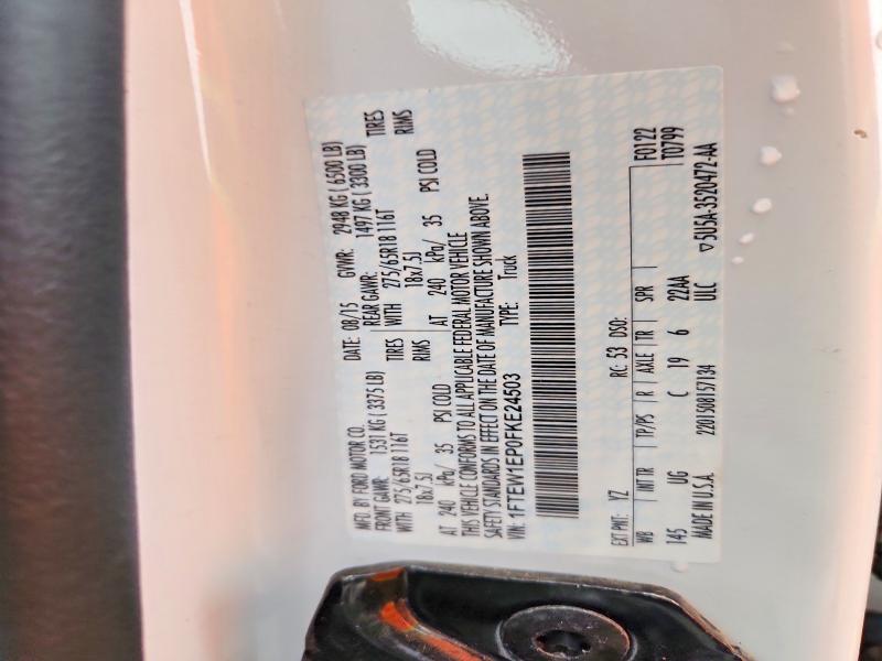 Aukcja sprzedaży 2015 Ford F150, vin: 1FTEW1EP0FKE24503, numer aukcji: 68424606