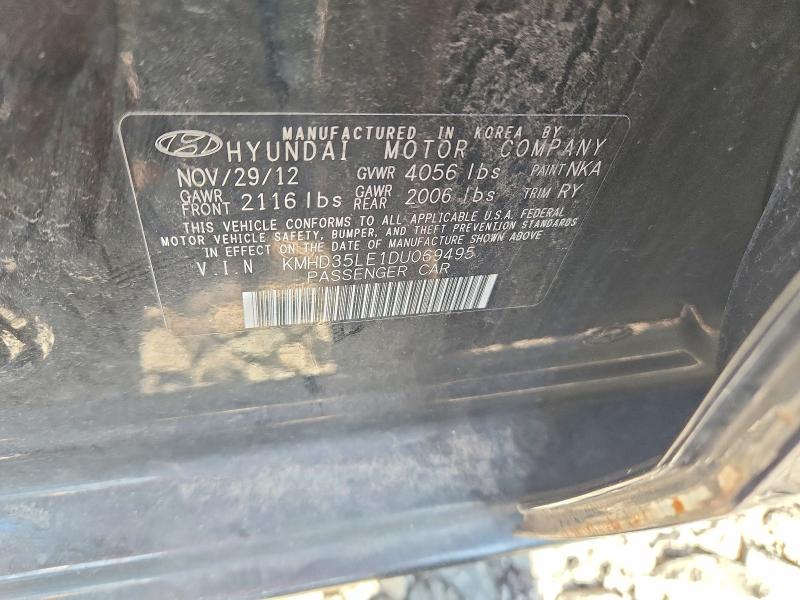 68984096 :رقم المزاد ، KMHD35LE1DU069495 vin ، 2013 Hyundai Elantra Gt مزاد بيع