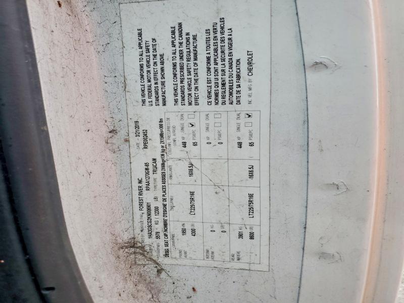 Auction sale of the 2019 Chevrolet Express G3500, vin: 1HA3GSCG2KN006901, lot number: 68112766