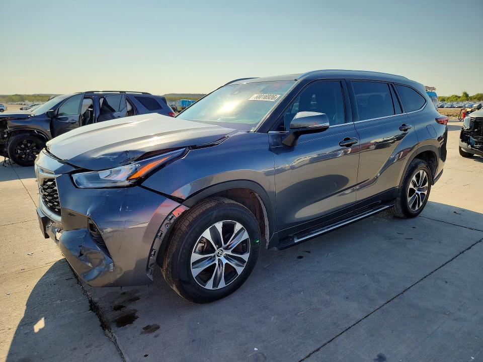 68016926 :رقم المزاد ، 5TDGZRAH2LS509294 vin ، 2020 Toyota Highlander مزاد بيع