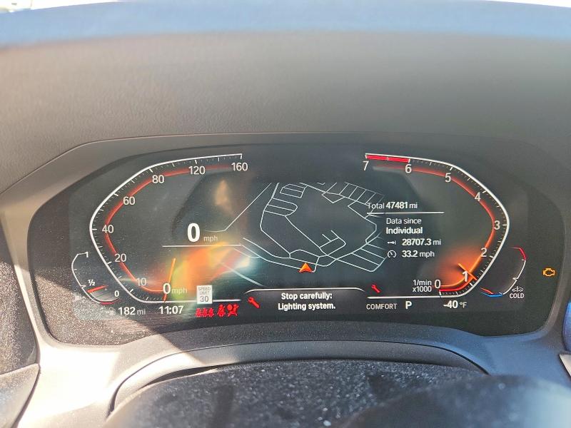 2022 Bmw 330xi მანქანა იყიდება აუქციონზე, vin: 3MW5R7J00N8C76109, აუქციონის ნომერი: 68067526