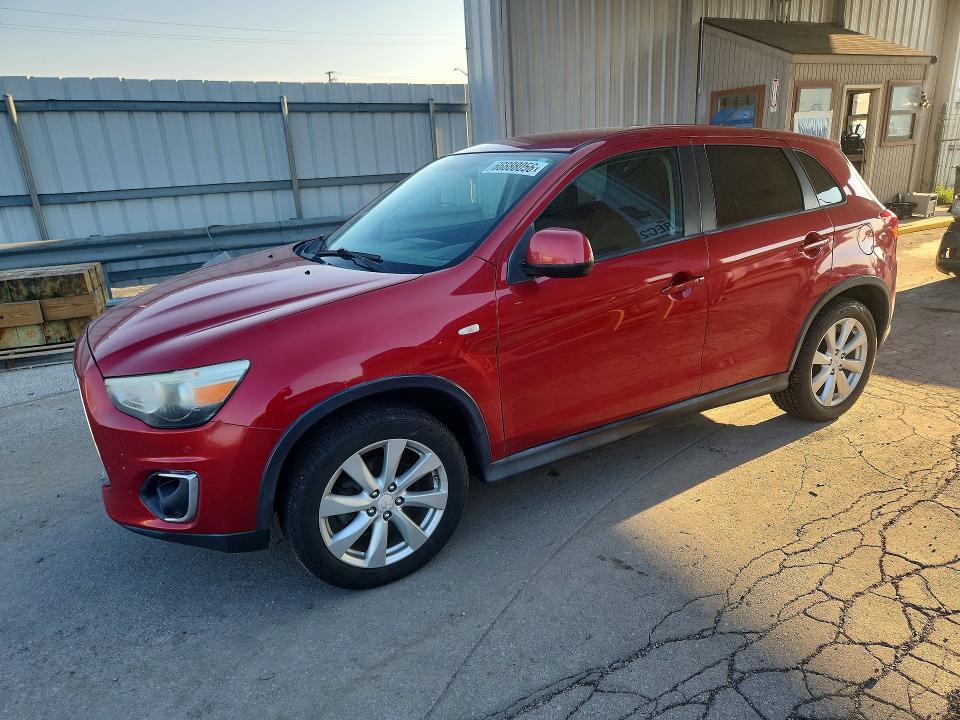 2015 Mitsubishi Outlander Sport მანქანა იყიდება აუქციონზე, vin: 4A4AP3AU2FE014439, აუქციონის ნომერი: 66888056