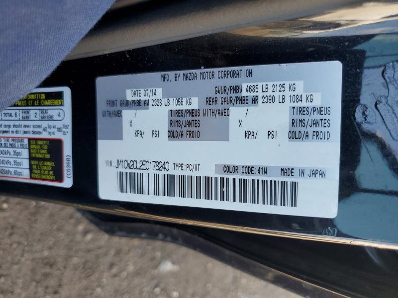 Продаж на аукціоні авто 2014 Mazda 5, vin: JM1CW2CL2E0178240, номер лоту: 67280966