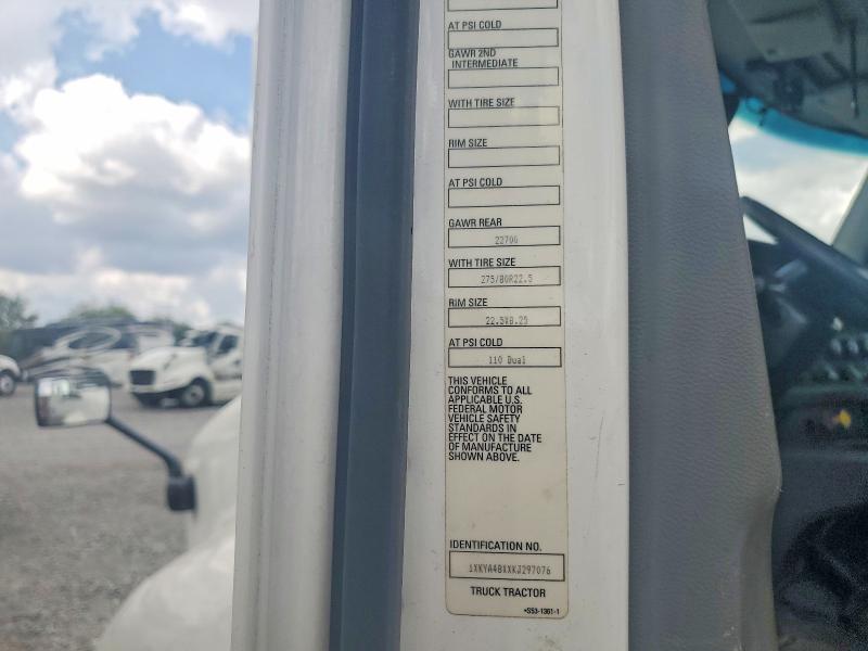 2019 Kenworth T680 მანქანა იყიდება აუქციონზე, vin: 1XKYA48XXKJ297076, აუქციონის ნომერი: 69948776