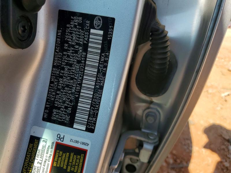 Продаж на аукціоні авто 2014 Toyota Camry, vin: 4T1BF1FK2EU354118, номер лоту: 67612866