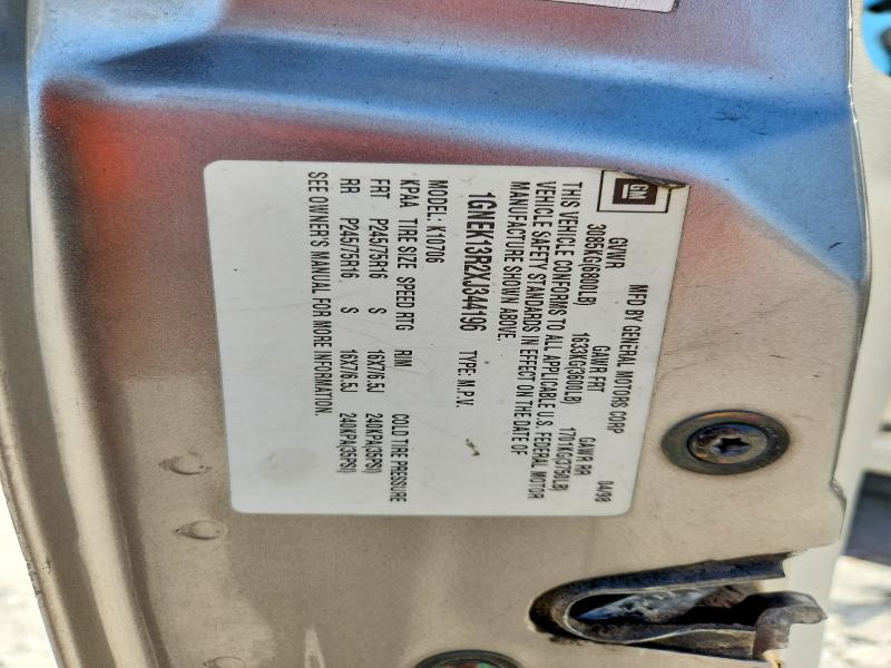 1999 Chevrolet Tahoe მანქანა იყიდება აუქციონზე, vin: 1GNEK13R2XJ344196, აუქციონის ნომერი: 69535636