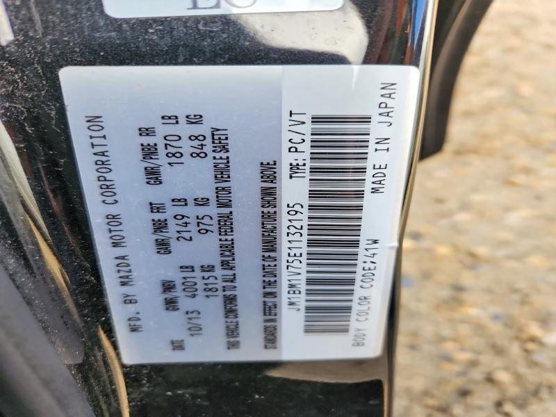 66460576 :رقم المزاد ، JM1BM1V75E1132195 vin ، 2014 Mazda 3 مزاد بيع