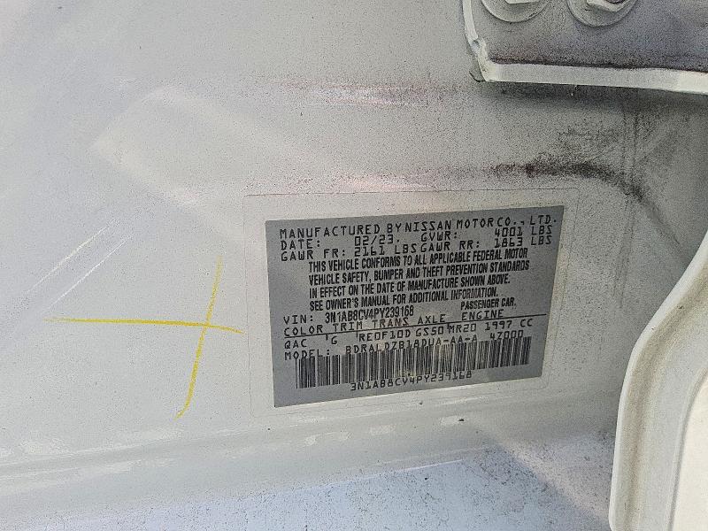 Продаж на аукціоні авто 2023 Nissan Sentra, vin: 3N1AB8CV4PY239168, номер лоту: 68328666
