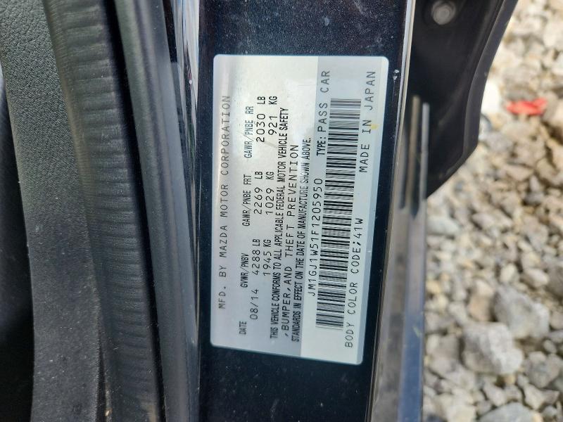 69070126 :رقم المزاد ، JM1GJ1W51F1205950 vin ، 2015 Mazda 6 مزاد بيع