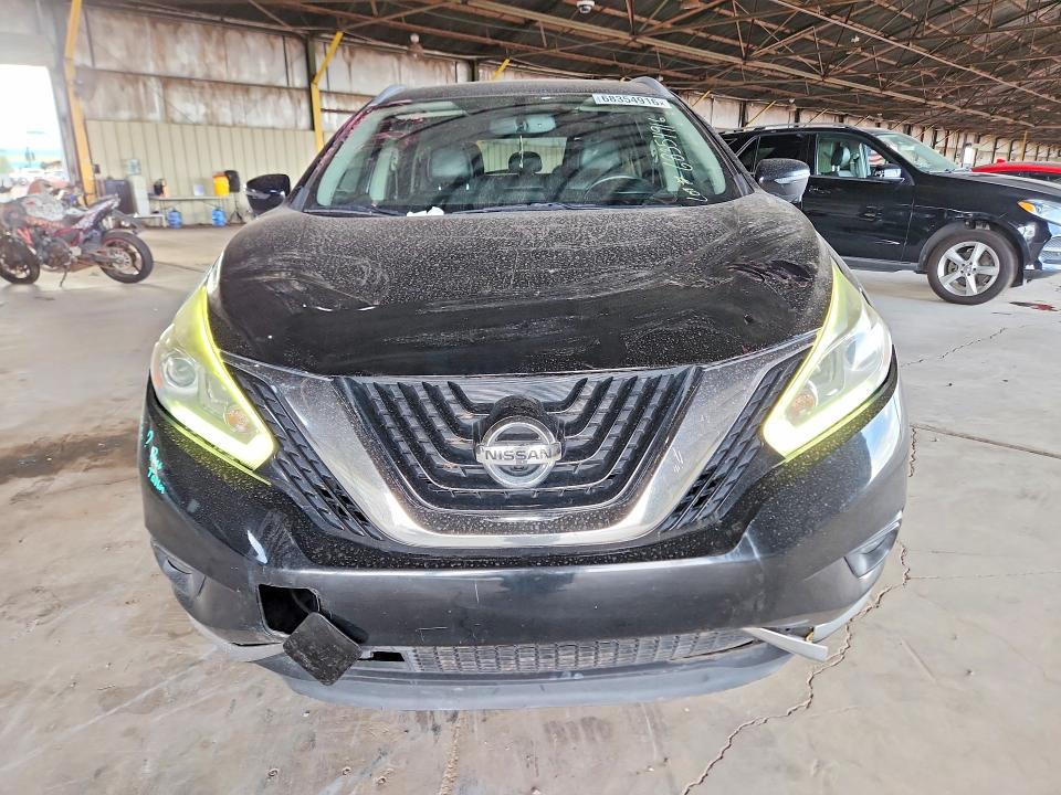 2017 Nissan Murano მანქანა იყიდება აუქციონზე, vin: 5N1AZ2MG7HN174364, აუქციონის ნომერი: 68354916
