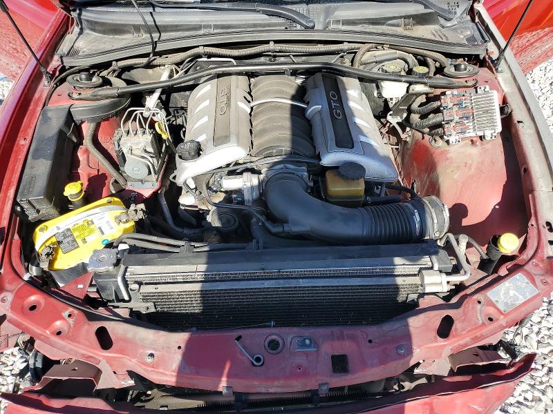 67447846 :رقم المزاد ، 6G2VX12U16L818620 vin ، 2006 Pontiac Gto مزاد بيع