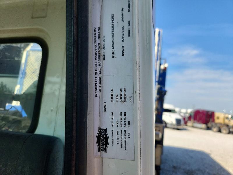 2012 Autocar Llc Xpeditor მანქანა იყიდება აუქციონზე, vin: 5VCACR8F8CH214252, აუქციონის ნომერი: 69211796
