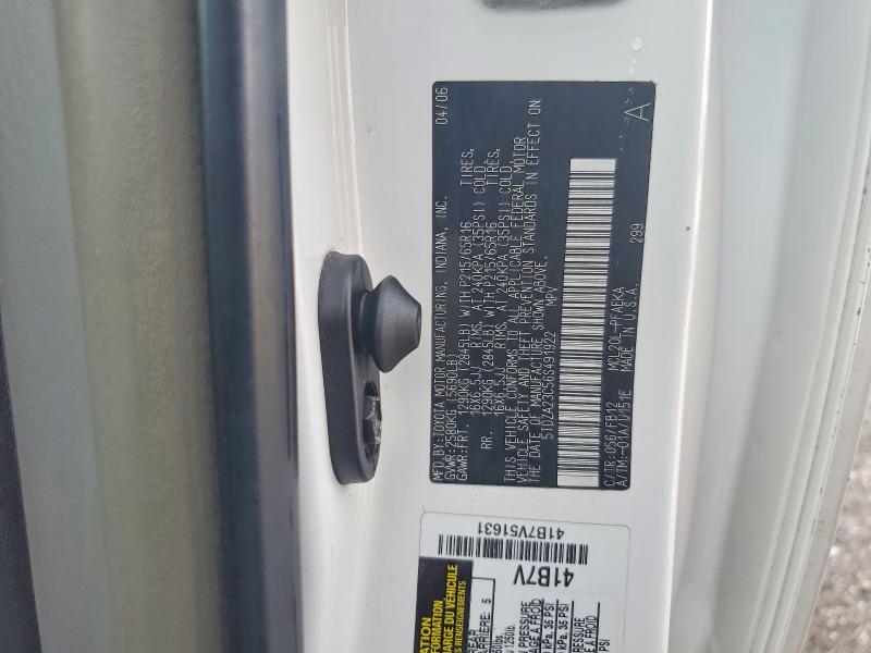Продаж на аукціоні авто 2006 Toyota Sienna, vin: 5TDZA23C56S491922, номер лоту: 69504446