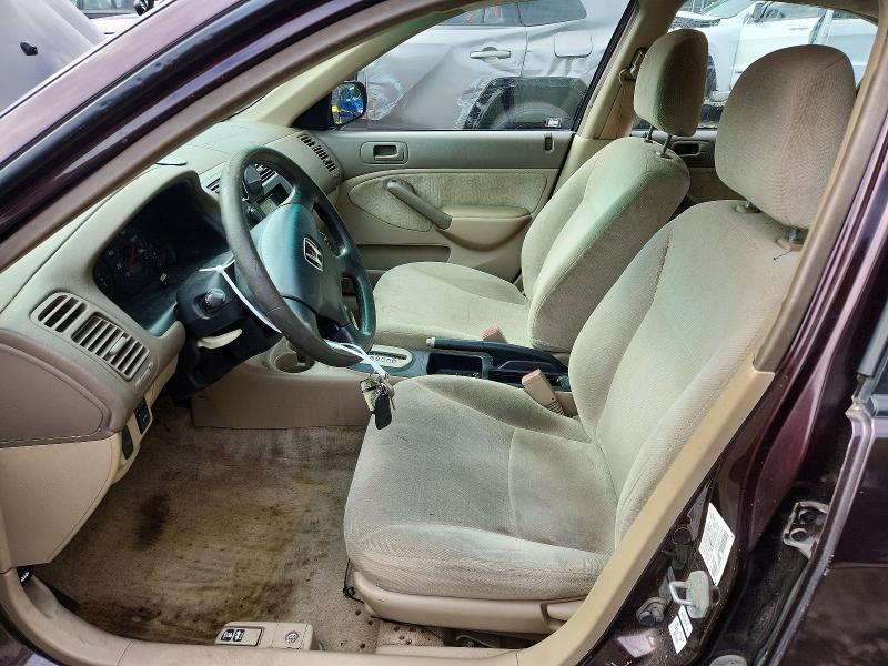 Продаж на аукціоні авто 2001 Honda Civic, vin: 2HGES165X1H511271, номер лоту: 70833386