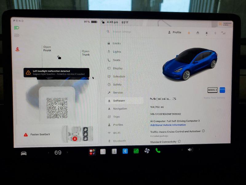 69385306 :رقم المزاد ، 5YJ3E1EA5NF368642 vin ، 2022 Tesla Model 3 مزاد بيع