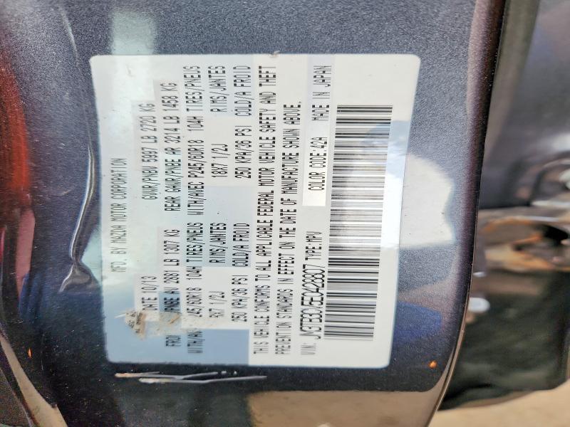 Auction sale of the 2014 Mazda Cx-9, vin: JM3TB3CV5E0428807, lot number: 69186266