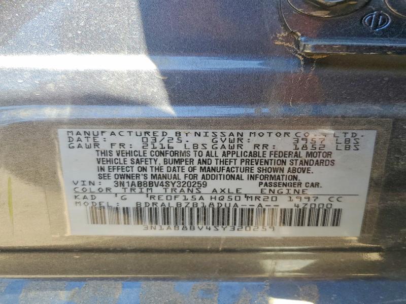 Продажа на аукционе авто 2025 Nissan Sentra, vin: 3N1AB8BV4SY320259, номер лота: 67562476