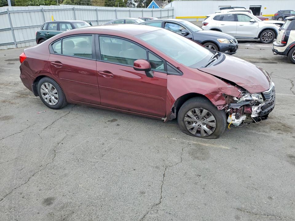 Продаж на аукціоні авто 2012 Honda Civic, vin: 19XFB2F52CE345660, номер лоту: 67373206