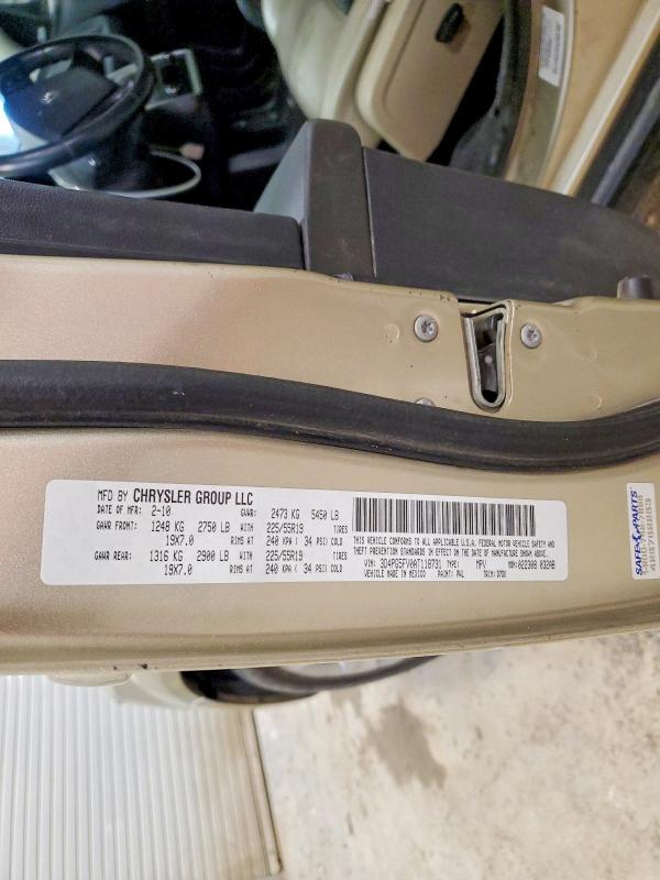 69320876 :رقم المزاد ، 3D4PG5FV0AT118731 vin ، 2010 Dodge Journey مزاد بيع