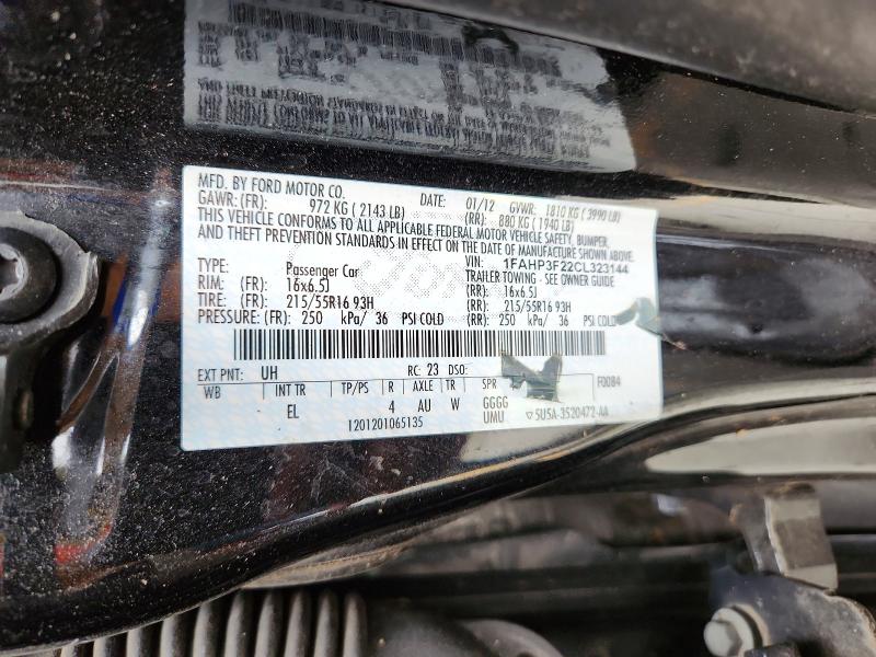 Aukcja sprzedaży 2012 Ford Focus, vin: 1FAHP3F22CL323144, numer aukcji: 68216216