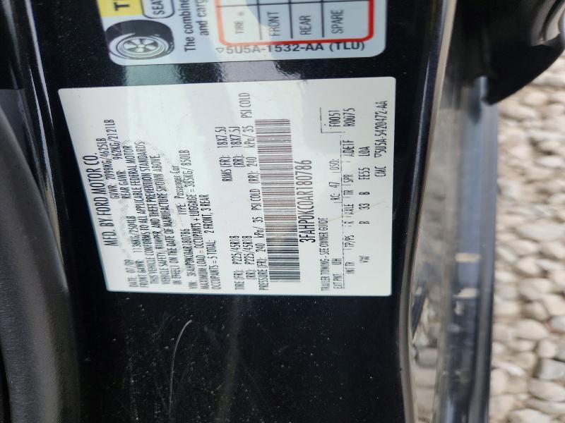 71147516 :رقم المزاد ، 3FAHP0KC0AR180786 vin ، 2010 Ford Fusion مزاد بيع