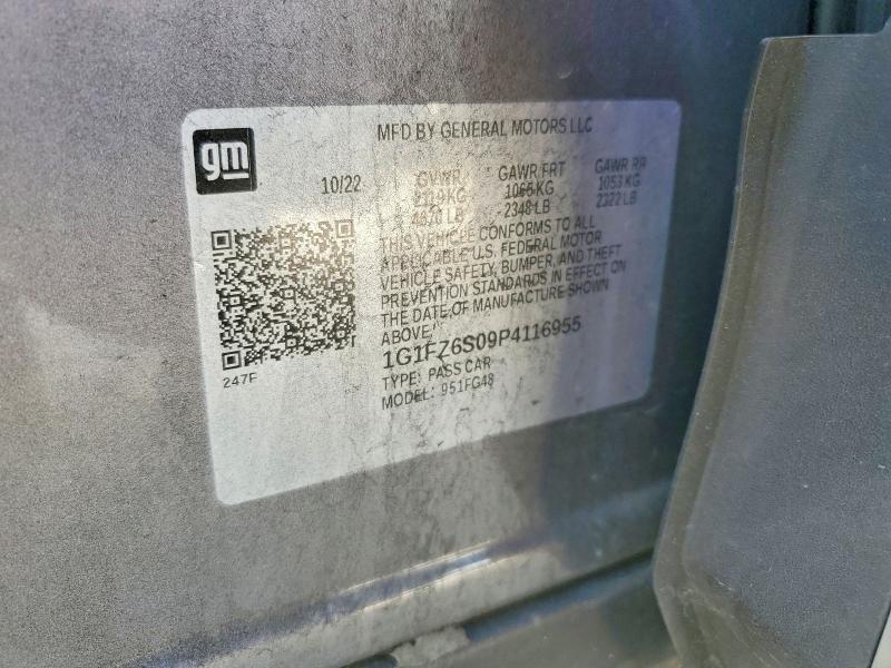 Продажа на аукционе авто 2023 Chevrolet Bolt Euv, vin: 1G1FZ6S09P4116955, номер лота: 70093696