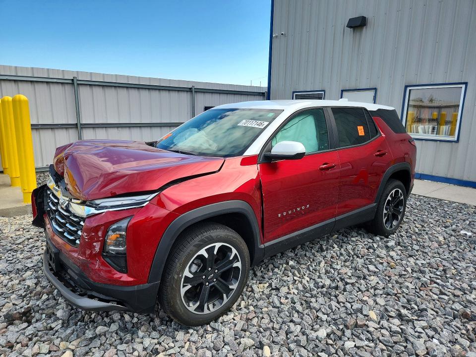 70117146 :رقم المزاد ، 3GNAXPEG6SL197333 vin ، 2025 Chevrolet Equinox مزاد بيع