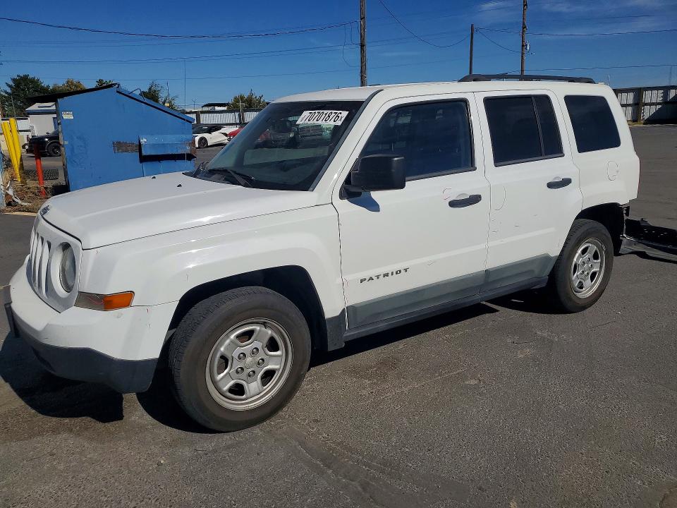 2016 Jeep Patriot მანქანა იყიდება აუქციონზე, vin: 1C4NJPBB9GD548527, აუქციონის ნომერი: 70701876