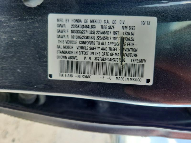 Aukcja sprzedaży 2014 Honda Cr-v, vin: 3CZRM3H54EG701098, numer aukcji: 70313296