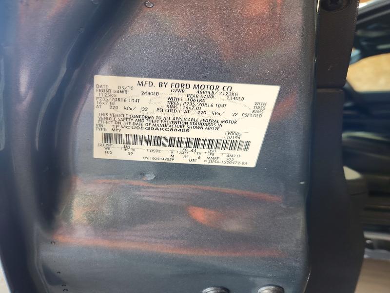 Aukcja sprzedaży 2010 Ford Escape, vin: 1FMCU9EG9AKC88405, numer aukcji: 68496356