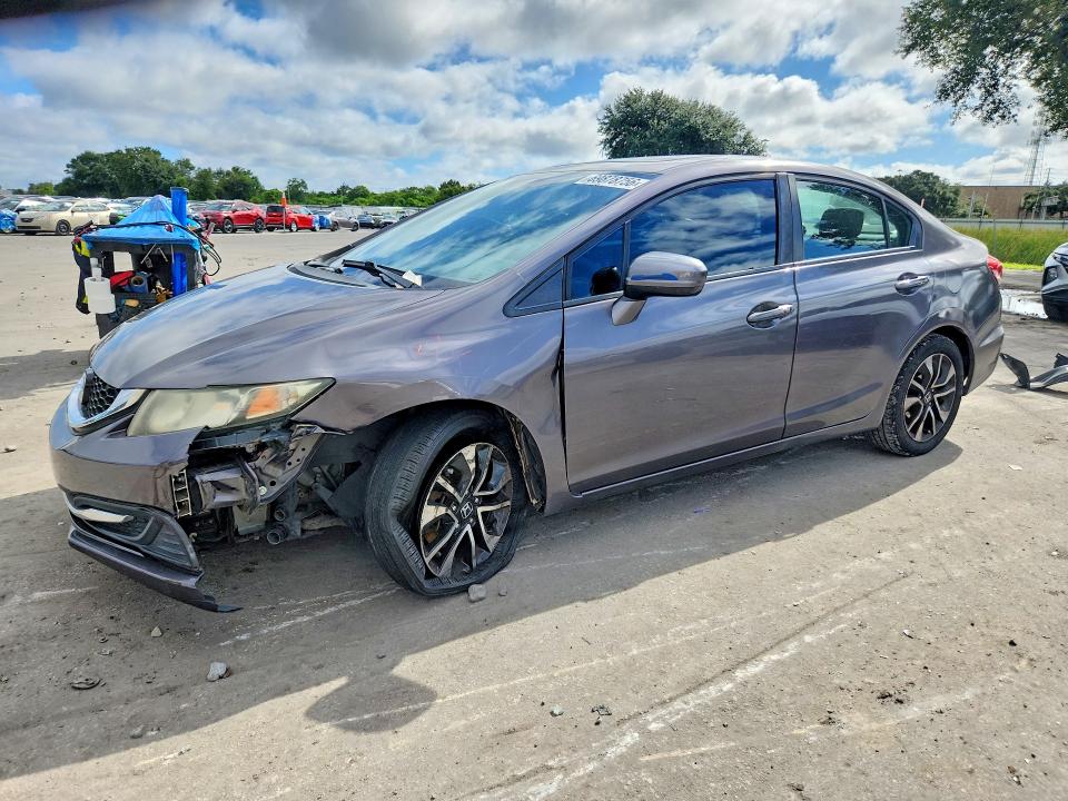 69878756 :رقم المزاد ، 19XFB2F80FE020603 vin ، 2015 Honda Civic مزاد بيع