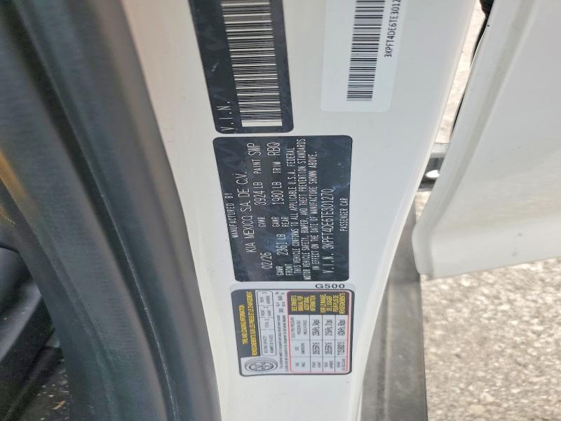 69907536 :رقم المزاد ، 3KPFT4DE6TE301270 vin ، 2026 Kia K4 مزاد بيع