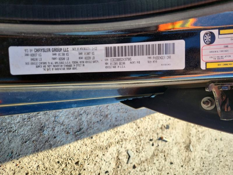 Aukcja sprzedaży 2012 Chrysler 200, vin: 1C3CCBBB5CN197905, numer aukcji: 69871226