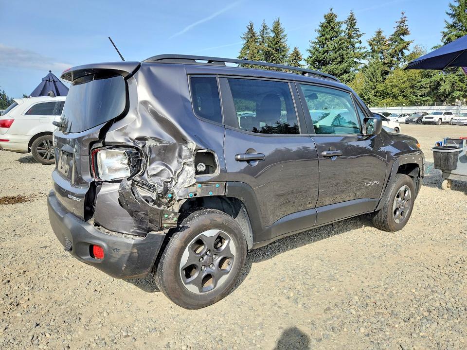 Продажа на аукционе авто 2017 Jeep Renegade, vin: ZACCJBAB6HPG42668, номер лота: 68382676
