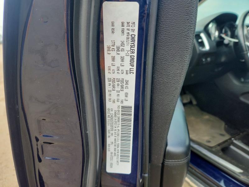 Продаж на аукціоні авто 2013 Dodge Durango, vin: 1C4RDHDG7DC697978, номер лоту: 67249466