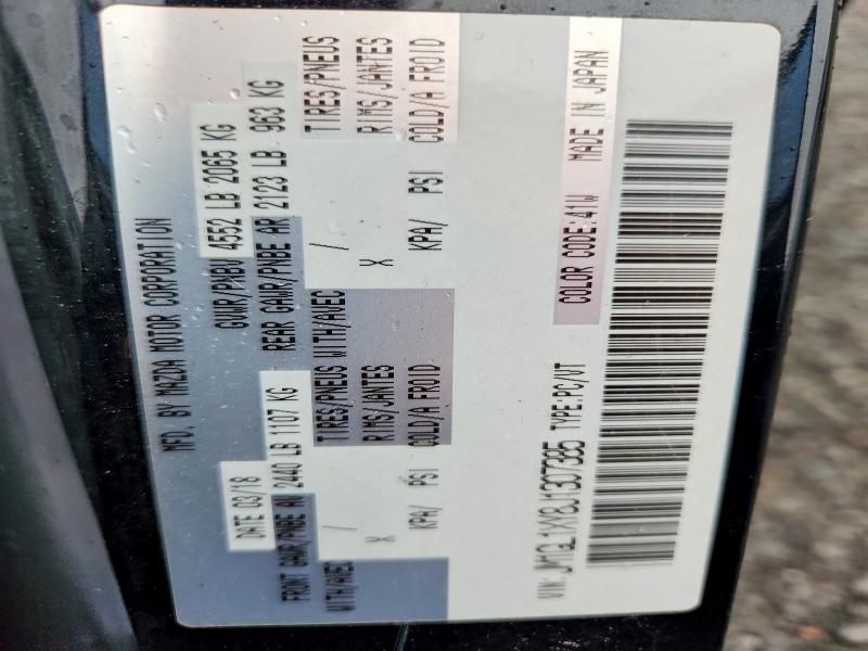 66716126 :رقم المزاد ، JM1GL1XY8J1307385 vin ، 2018 Mazda 6 مزاد بيع