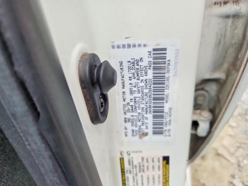 Aukcja sprzedaży 2006 Toyota Corolla, vin: 1NXBR32E86Z684222, numer aukcji: 70085776