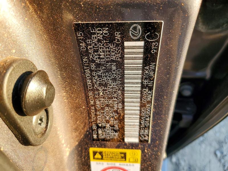 Aukcja sprzedaży 2015 Lexus Es, vin: JTHBK1GG9F2197970, numer aukcji: 67463226
