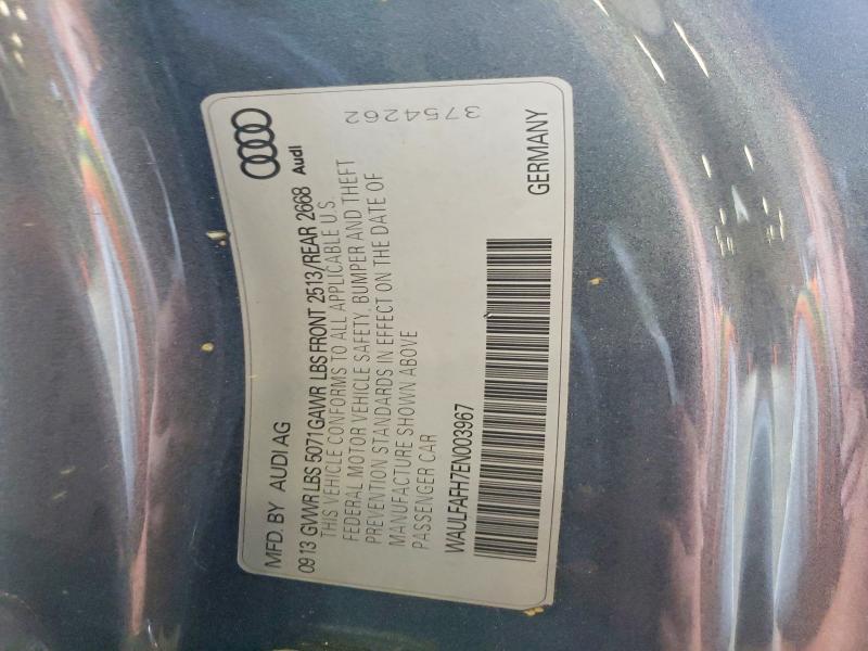 Aukcja sprzedaży 2014 Audi A5, vin: WAULFAFH7EN003967, numer aukcji: 67696856