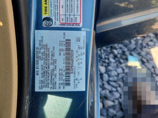 67021876 :رقم المزاد ، 3FAHP0HA6BR290359 vin ، 2011 Ford Fusion مزاد بيع