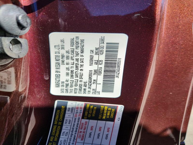 Auction sale of the 2006 Nissan 350z, vin: JN1AZ34E46M355016, lot number: 68266336