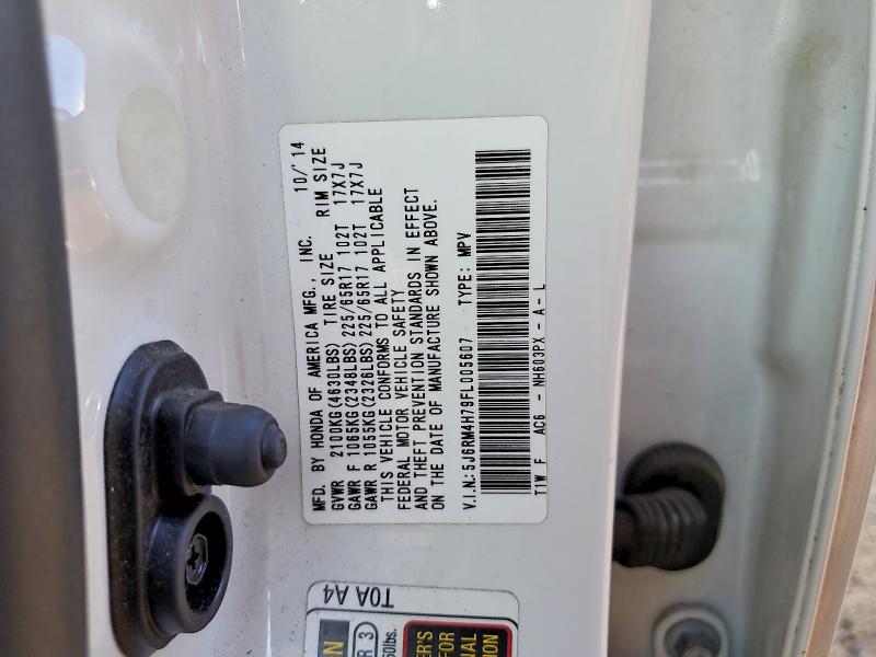 Продажа на аукционе авто 2015 Honda Cr-v, vin: 5J6RM4H79FL005607, номер лота: 68225506
