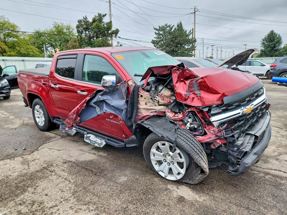 2021 Chevrolet Colorado მანქანა იყიდება აუქციონზე, vin: 1GCGTCENXM1157837, აუქციონის ნომერი: 70064226