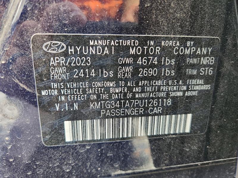 Продаж на аукціоні авто 2023 Genesis G70, vin: KMTG34TA7PU126118, номер лоту: 67835826