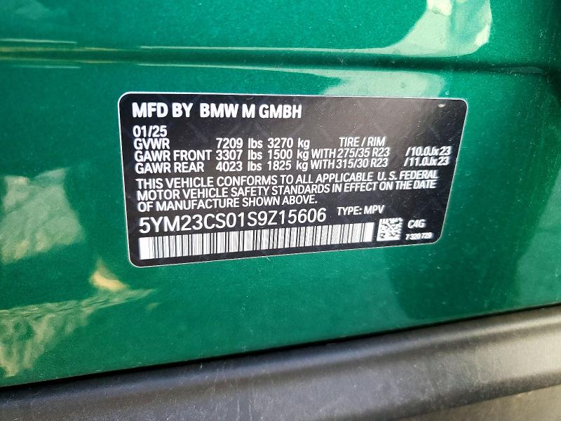 Продаж на аукціоні авто 2025 Bmw Xm, vin: 5YM23CS01S9Z15606, номер лоту: 68050906