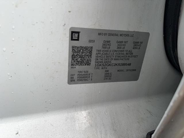 Aukcja sprzedaży 2019 Gmc Yukon Xl, vin: 1GKS2GKC2KR289548, numer aukcji: 69983546
