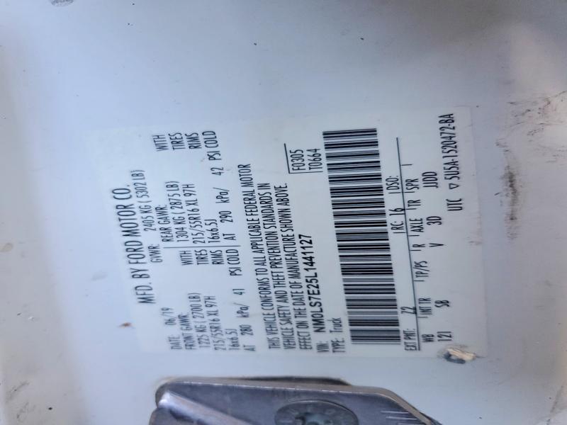 67826476 :رقم المزاد ، NM0LS7E25L1441127 vin ، 2020 Ford Transit Connect مزاد بيع