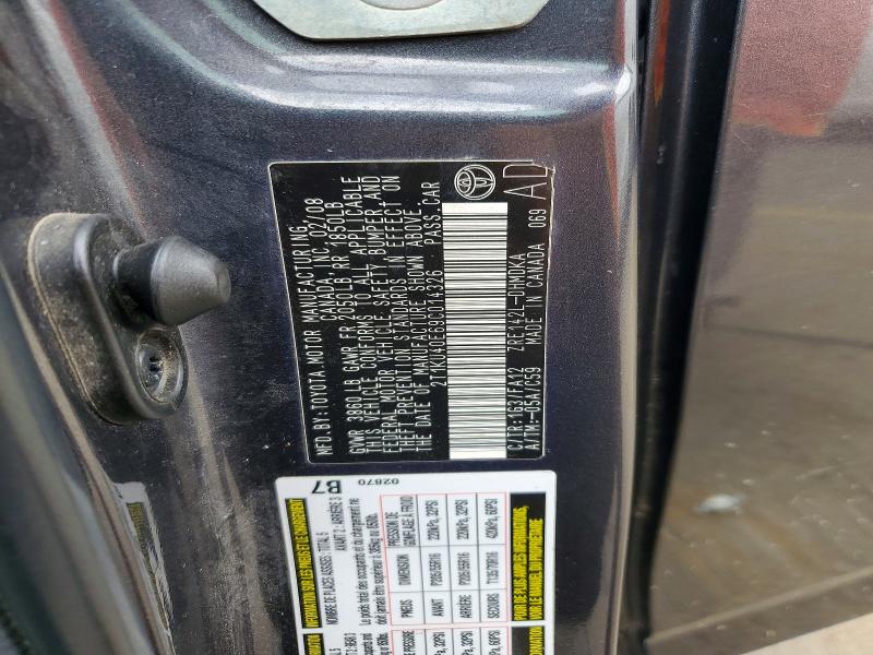 Продажа на аукционе авто 2009 Toyota Matrix, vin: 2T1KU40E69C014326, номер лота: 68288746